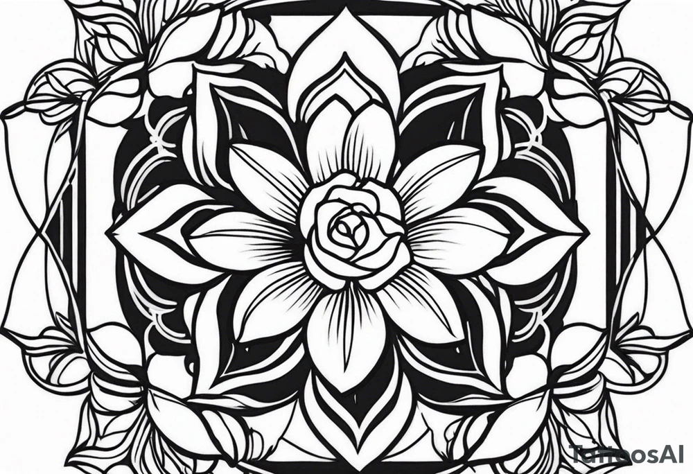 Jasmine flower mini for girls tattoo idea