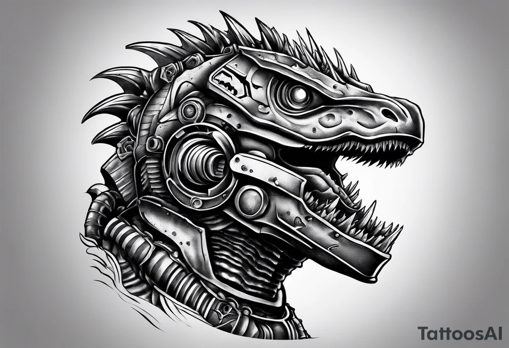 Mechagodzilla tattoo idea
