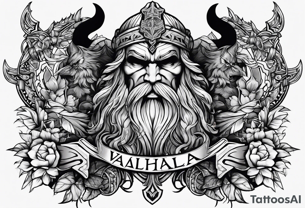 Valhalla tattoo idea