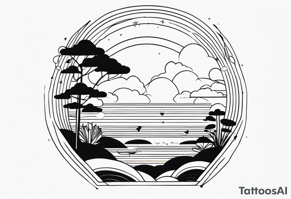RAINBOW tattoo idea