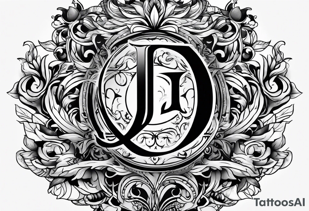 Initials J A.R R tattoo idea