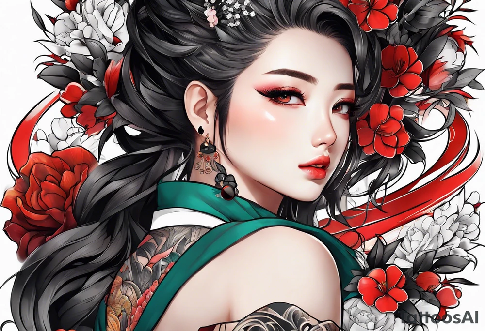 Kamado Tanjirou tattoo idea