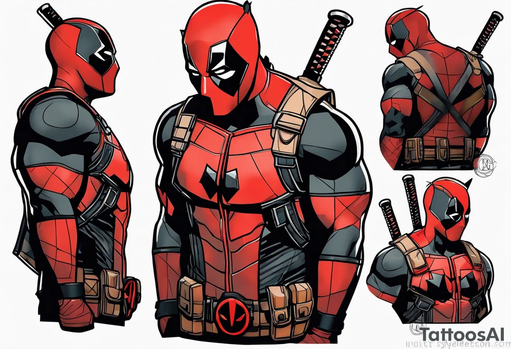 Wade wilson jail tattoo idea