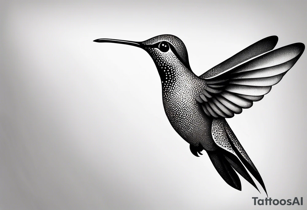 Hummingbird tattoo idea