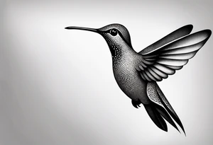 Hummingbird tattoo idea
