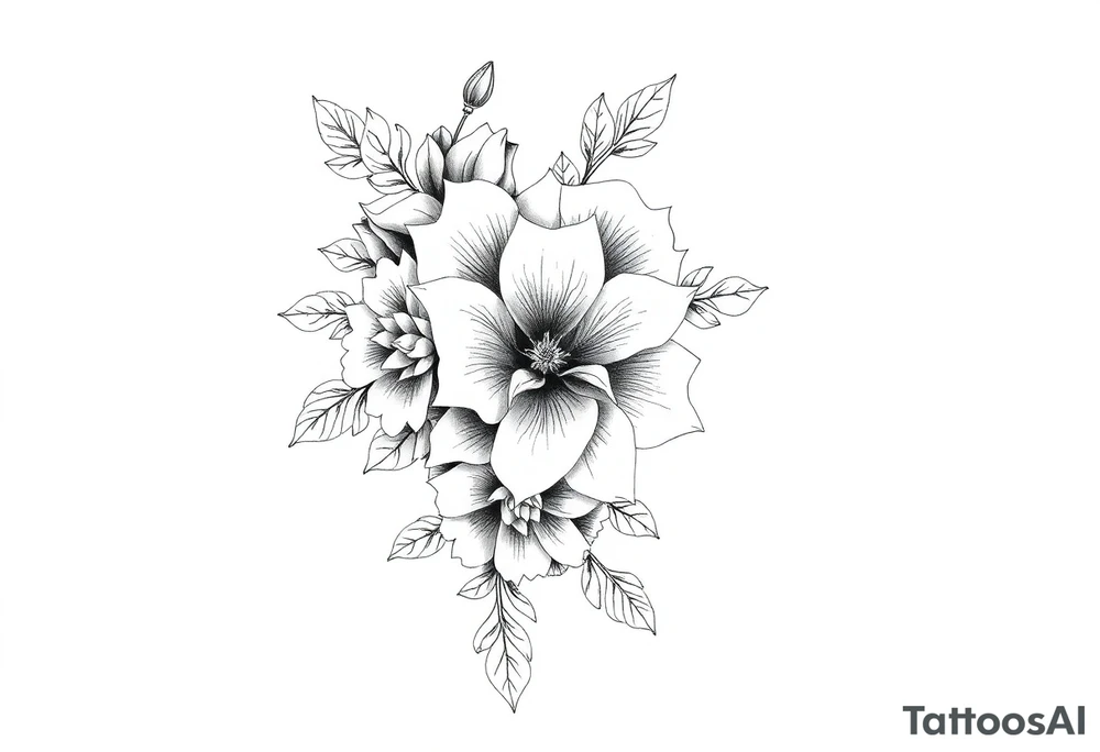 floral sleeve tattoo tattoo idea
