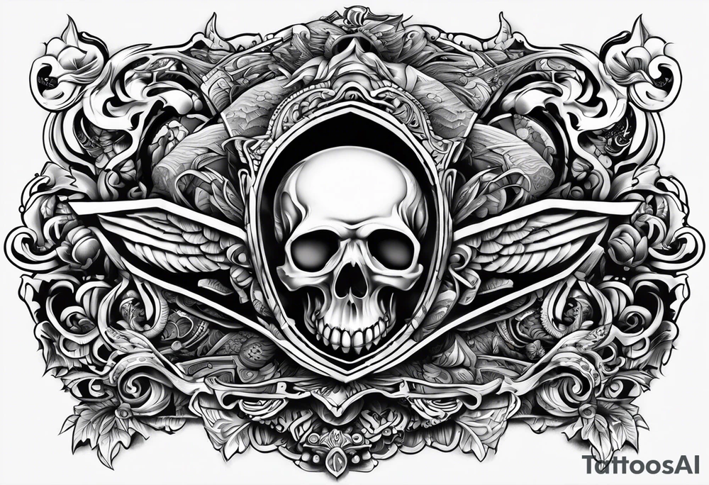 Powell Peralta OG Rat Bones Skateboard tattoo idea