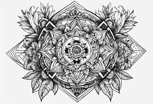Memento vivere tattoo idea