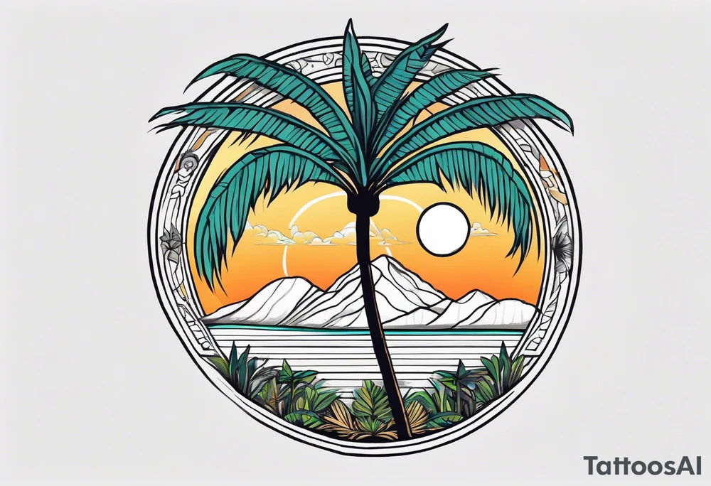 quindio wax palm tattoo idea