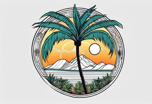 quindio wax palm tattoo idea