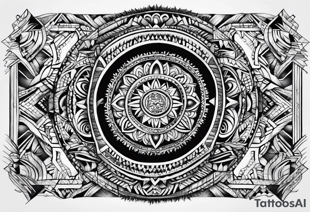 Tongan art tattoo idea