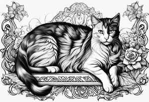 Cat tattoo idea