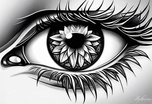 His eye is on the sparrow religious tattoo idea