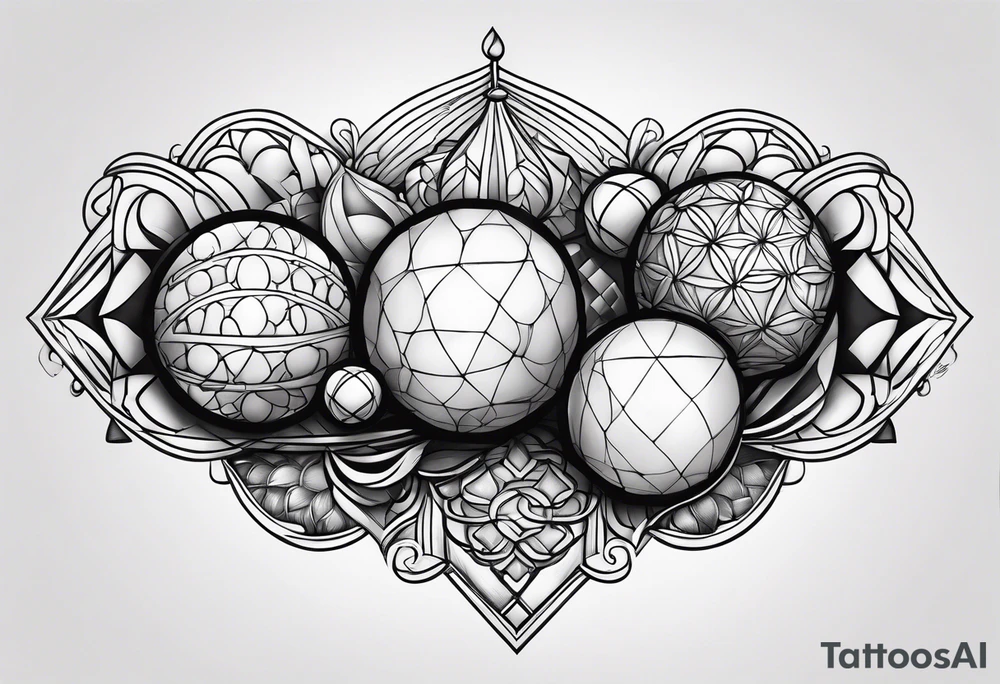 Penis and balls tattoo idea