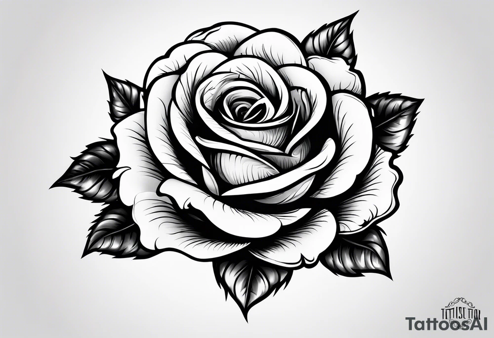 Rose won fire with the “fire rose” symbol tattoo idea