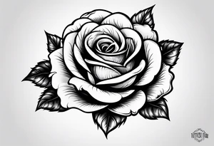 Rose won fire with the “fire rose” symbol tattoo idea