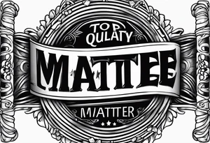 black lives matter tattoo on a picket sign tattoo idea