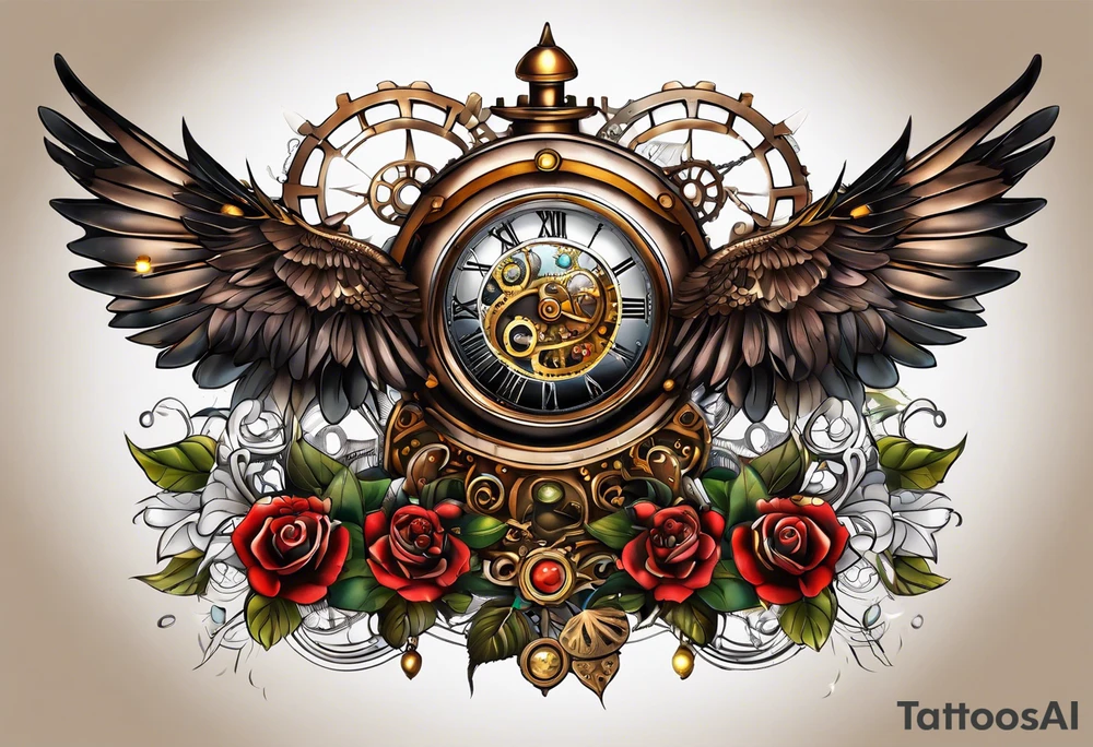 Steampunk tattoo idea