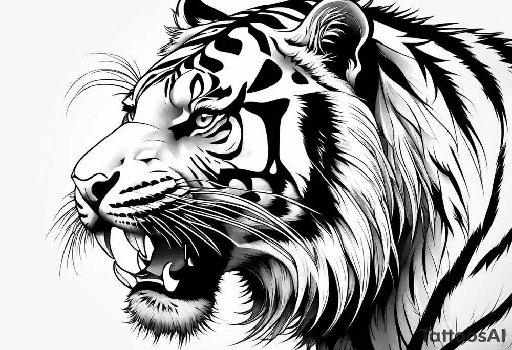 tiger tattoo idea