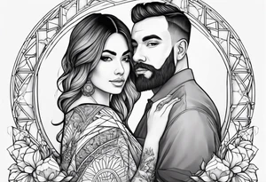 Me and my wife and my dotter tattoo idea