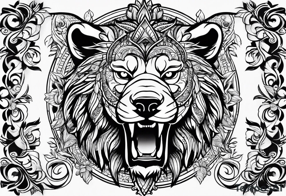 Sanglier tattoo idea