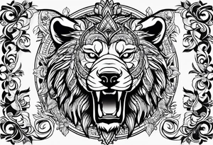 Sanglier tattoo idea