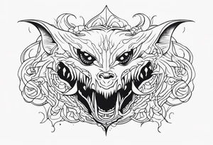 creepypasta creature tattoo idea