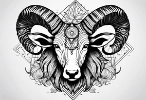 Aries constellation tattoo idea