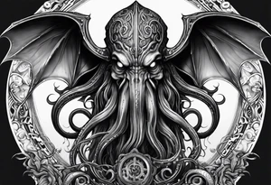 Cthulhu, half sleeve tattoo idea