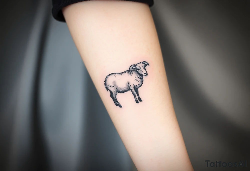 Black sheep tattoo idea