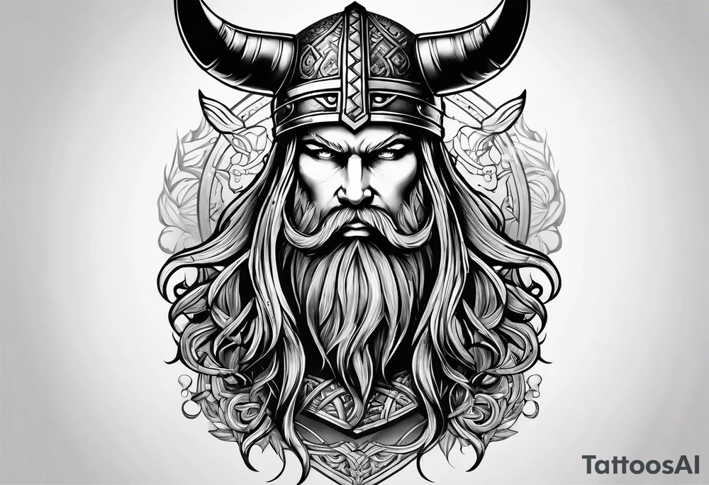 Viking sleeve tattoo idea