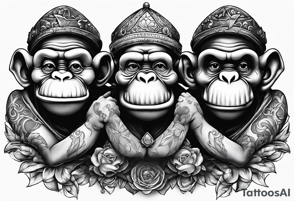 speak no evil see no evil hear no evil with disney characters tattoo idea speak no evil see no evil hear no evil with disney characters tattoo idea