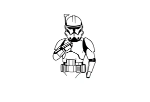 Star Wars clone trooper tattoo idea
