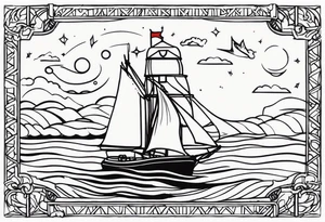 Leuchtturm Stacheldraht tattoo idea