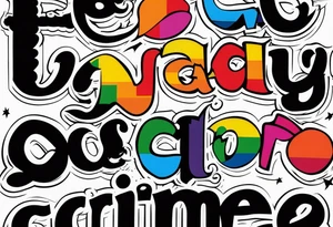 Be Gay Do Crime tattoo idea