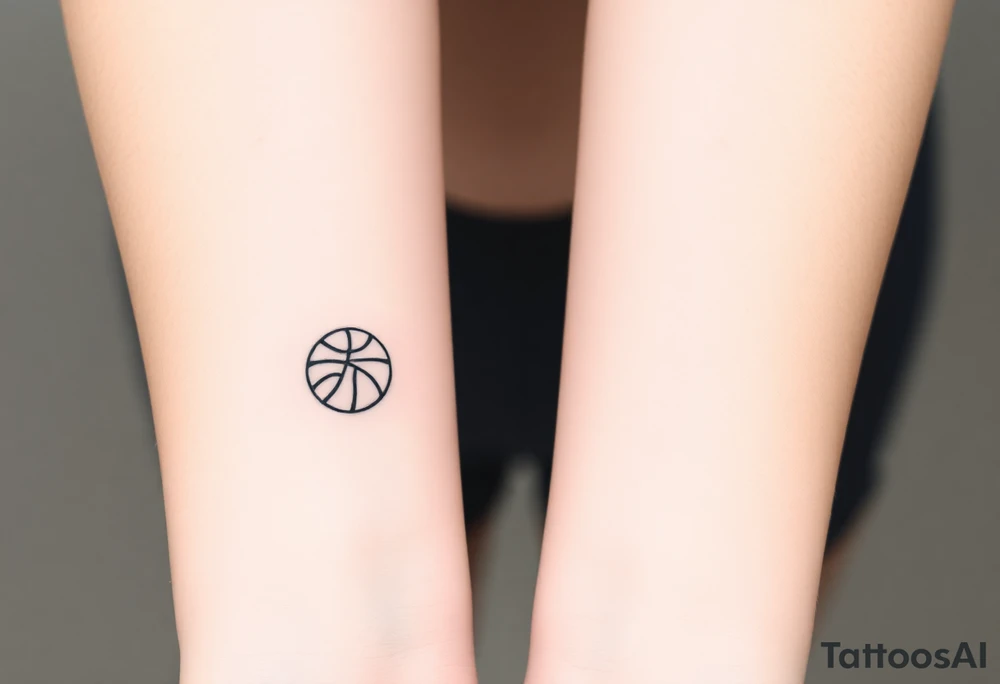 Basketball tattoo idea