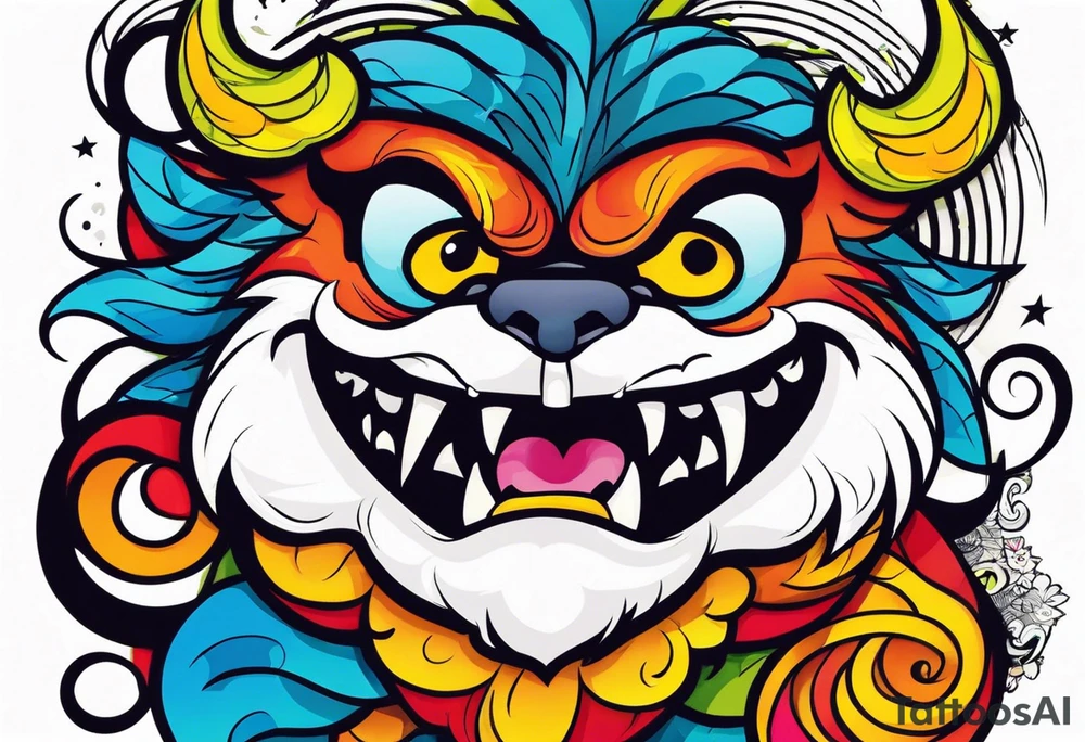 Beast time tattoo idea