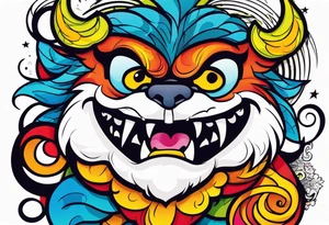 Beast time tattoo idea
