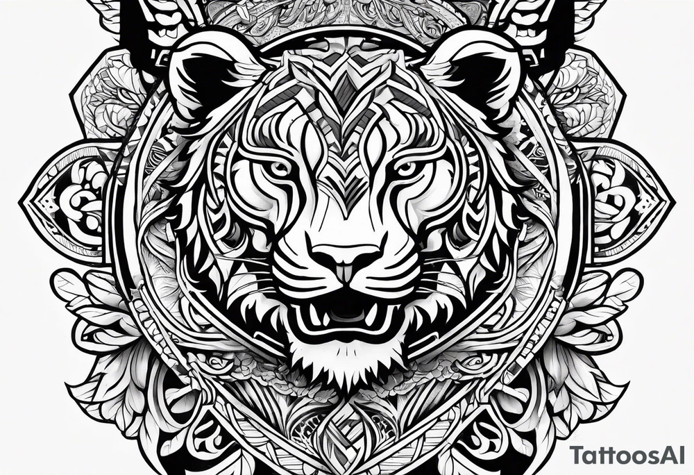 Tattoo for my arm and my chest that's samoan style tattoo idea