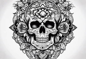 with emblem long swork and a scale tattoo idea