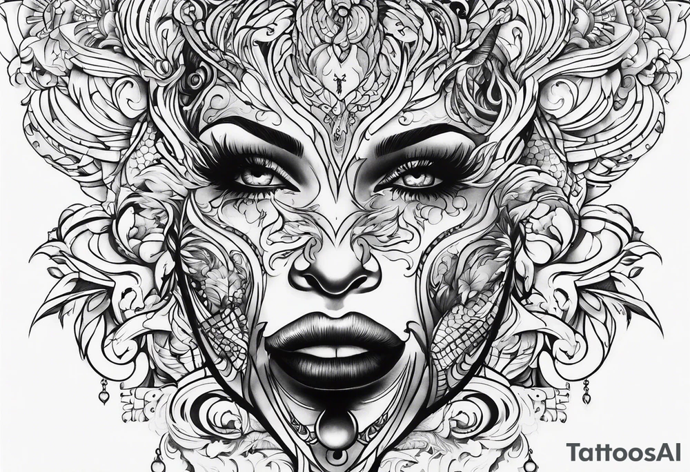 Scream tattoo stencil tattoo idea