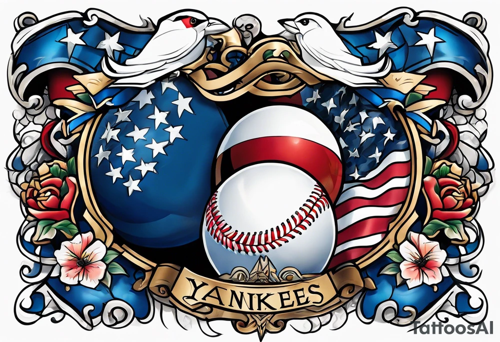 America
New York Yankees tattoo idea