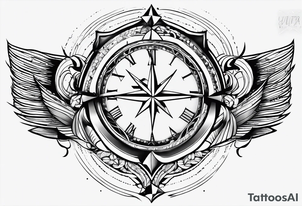 Minimalist tattoo design for quote " never fold never back down" tattoo idea