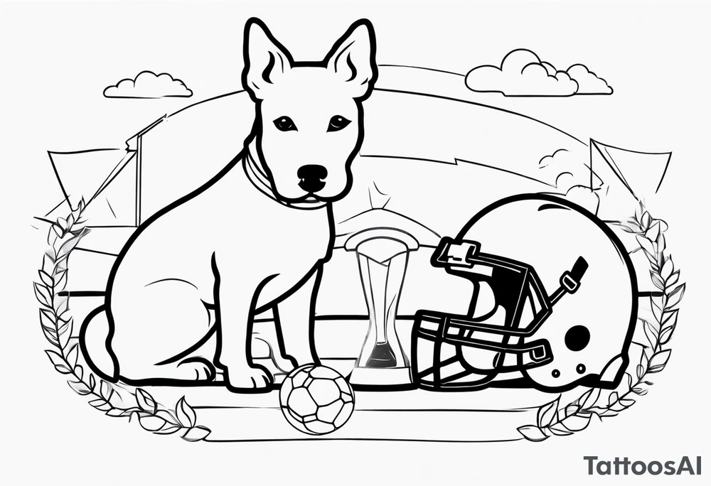 FOOTBALL
DOGS tattoo idea
