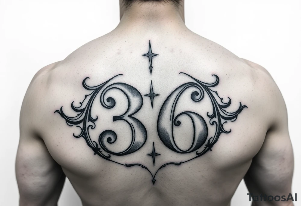 Gas with number 36 tattoo idea