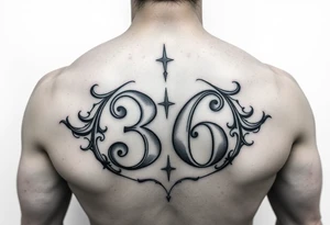 Gas with number 36 tattoo idea
