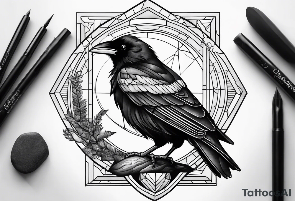 tin mine & chough tattoo idea
