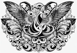 body Chest 
Vesearce pattern tattoo idea