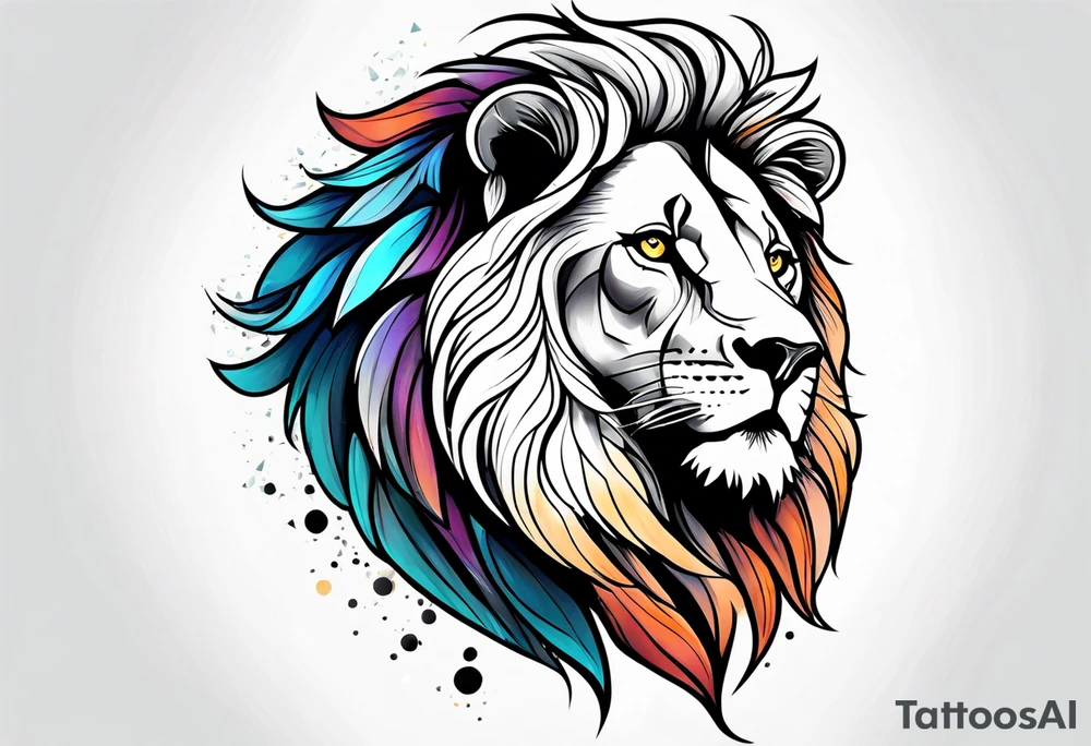 Tiger and giraffe stuffed animals tattoo idea