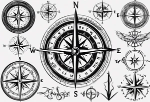 Compass tatoo tattoo idea